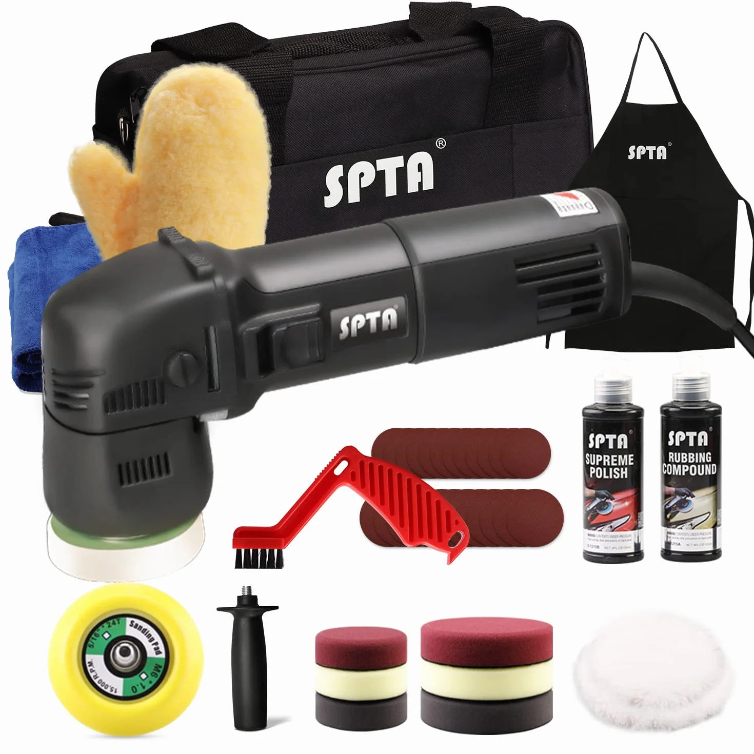 Polerka do buforów, SPTA 3 cale 10 mm orbita 780 W polerka orbitalna do automatycznego czyszczenia